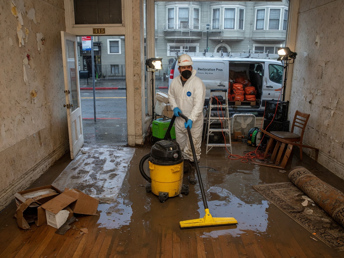 water damage restoration in South San Francisco
