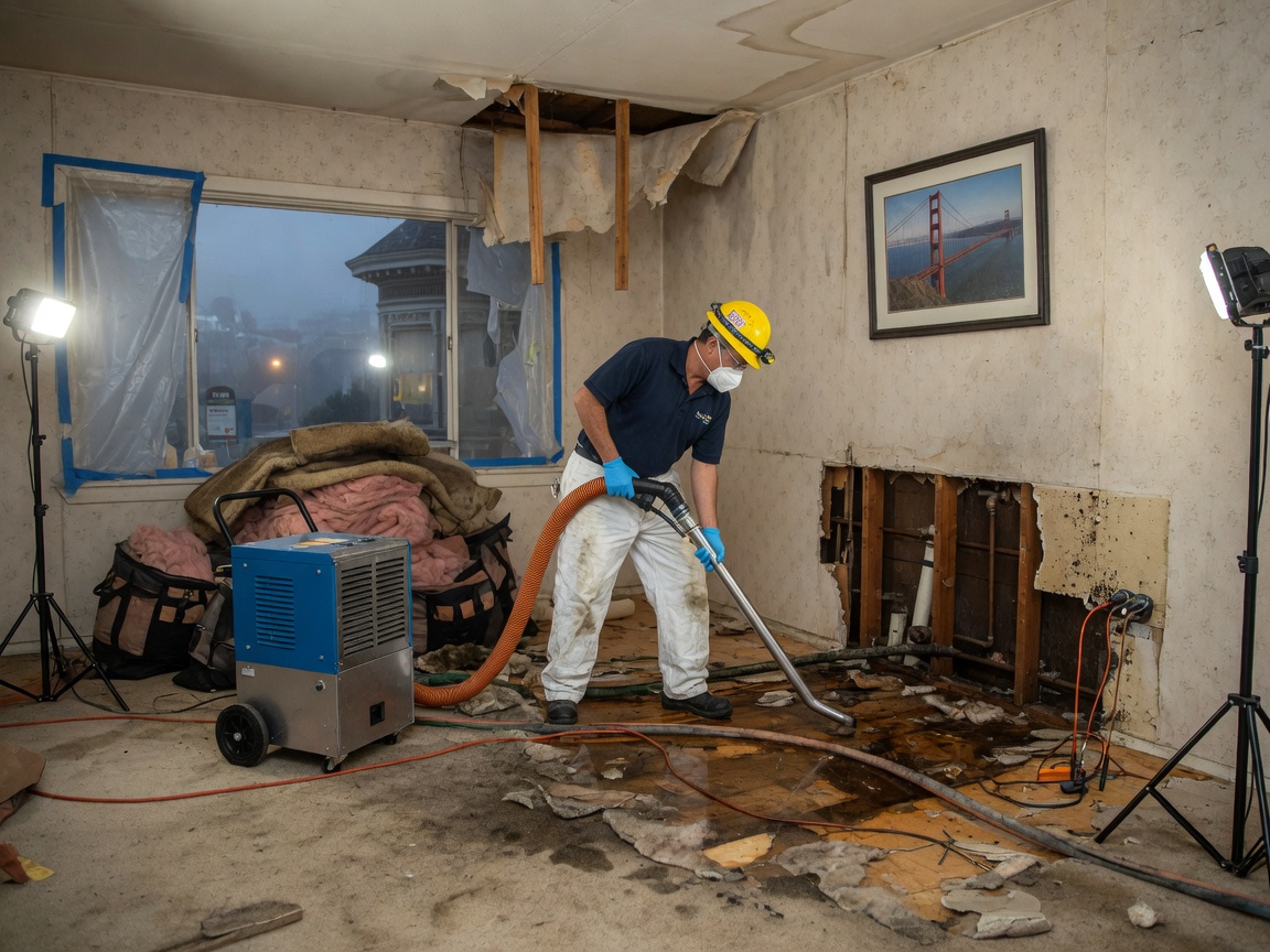 water damage restoration in Montara