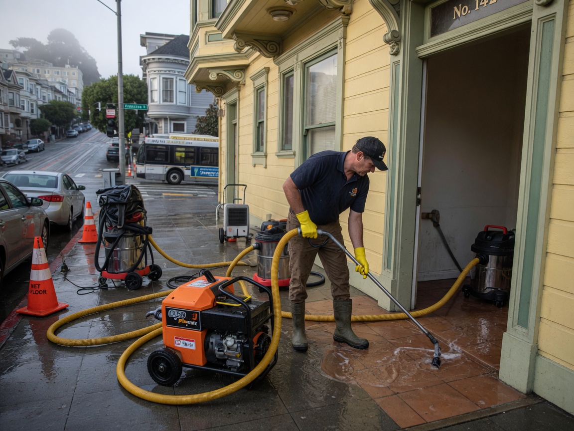 water damage restoration in Rodeo